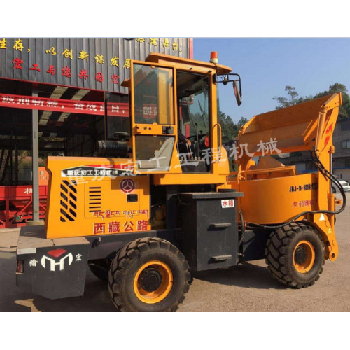 Wheeled multi-function hydraulic mixer